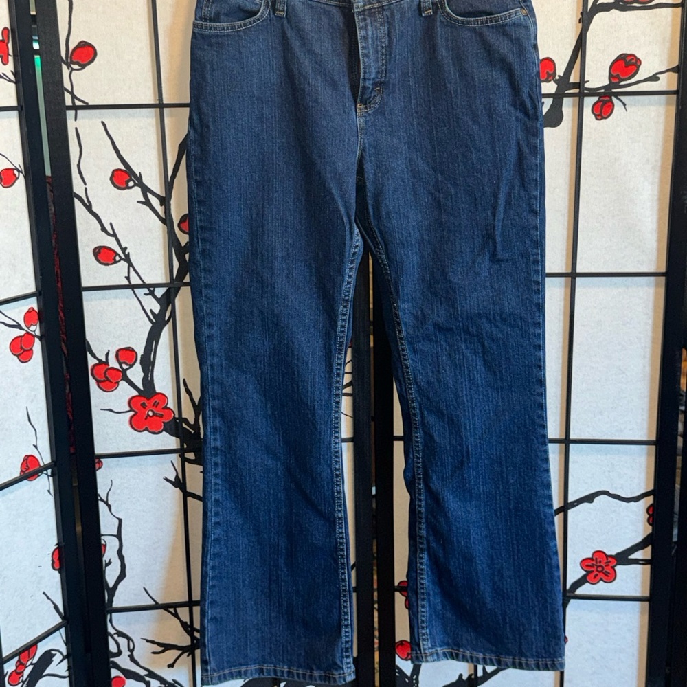 Wrangler 12x30 As Real As Wrangler Straight Leg in Deep Blue Jeans